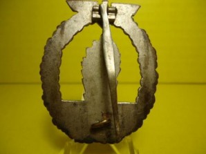 WWII German Minesweeper Badge  JUNKER image 4