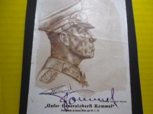 German FELDMARSCHALL ERWIN ROMMEL Autograph image 2