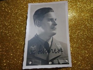 Hitler Youth Leader Von Schirach signed Photo image 1