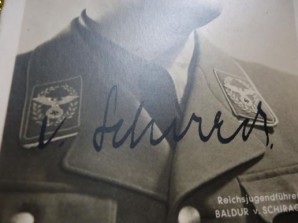 Hitler Youth Leader Von Schirach signed Photo image 2