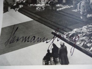 RARE PHOTO SIGNED BY HERMAN GORING(sale) image 2
