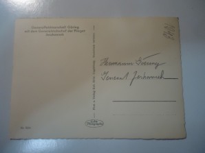 Hermann Goering Autograph 1943 image 2