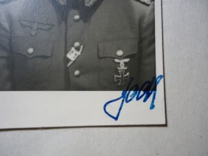 GERMAN GENERAL *JODL* SIGNED PHOTO & NOTE CARD-RARE image 2