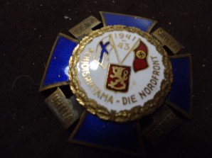 GERMAN-FINNISH NORTH FRONT CROSS 1941-43 image 4