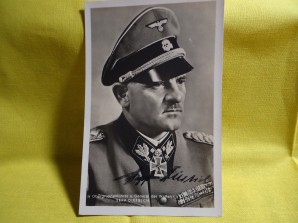 SS GENERAL SEPP DIETRICH SIGNED PHOTO image 1