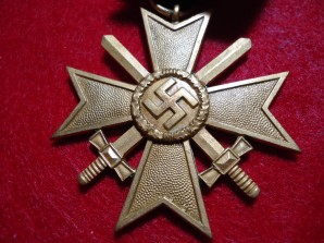 WWII GERMAN WAR MERIT CROSS W/SWORDS image 2