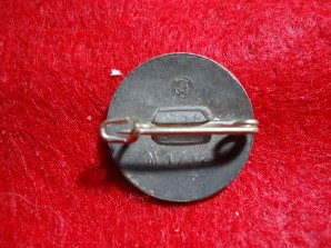 NAZI PARTY MEMBER PIN LATE WAR image 2