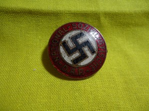 NAZI PARTY MEMBER BADGE #37 image 2