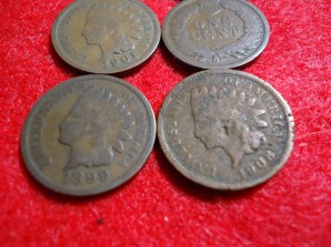 SET OF U.S. INDIAN HEAD PENNIES image 3