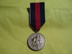 GERMAN SUDATEN MEDAL 1 OKT 1938 MINT image 1