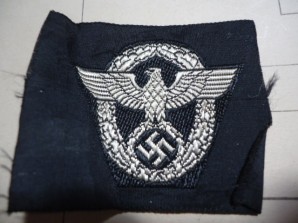 GERMAN POLICE OS CAP INSIGNIA image 1