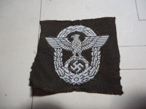 GERMAN POLICE M43 CAP INSIGNIA image 1