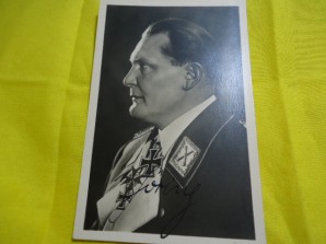 HERMANN GORING SIGNED PHOTO & LETTER image 2