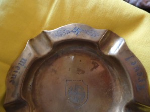 SS-WIKING DIV. BRASS ASHTRAY image 4