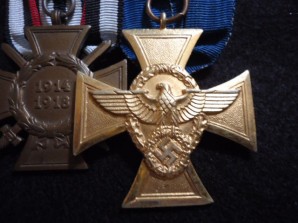 GERMAN 25 Yr. POLICE SERVICE CROSS image 2