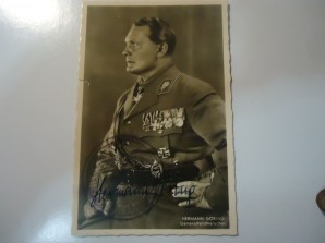 Hermann Goering signed photo image 1
