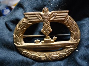 German U Boat Badge Marked FO image 3