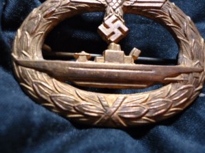 German U Boat Badge Marked FO image 4