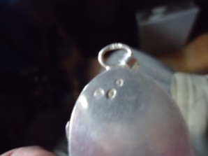 EVA BRAUN Personal Silver Pendant image 4