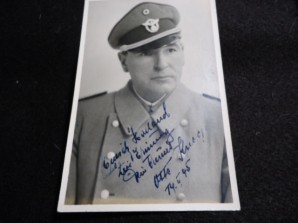 WWII GERMAN POLICE OFFICER PHOTO image 1