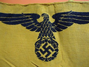 German State Service Armband,s Yellow & White image 3
