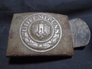 German Wehrmacht Belt Buckle 1940 marked image 3