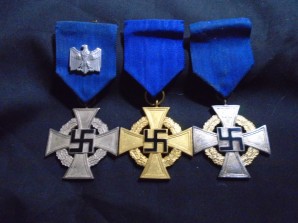 GERMAN FAITHFUL SERVICE CROSS, 25, 40 & 50 Year image 1