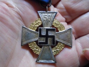 GERMAN FAITHFUL SERVICE CROSS, 25, 40 & 50 Year image 3