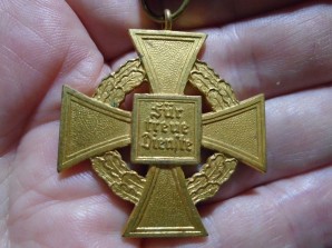 GERMAN FAITHFUL SERVICE CROSS, 25, 40 & 50 Year image 6