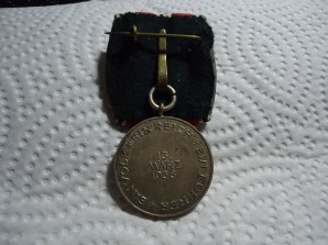 AUSTRIA  Anschluss Commemorative Medal Mounted image 2
