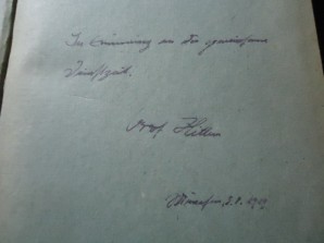 Adolf Hitler Signed Book 1919 (SALE) image 2