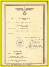 General FM Erwin von Witzleben Signed Document image 1