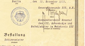 General FM Erwin von Witzleben Signed Document image 2
