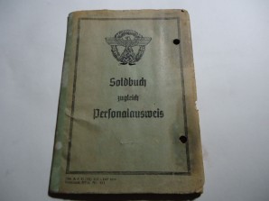 GERMAN POLICE SOLDBUCH-ORDNUNG-STALINO image 2
