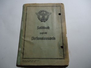 GERMAN POLICE SOLDBUCH-ORDNUNG-STALINO image 2