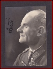GENERAL Karl-Wilhelm Specht Autograph image 1