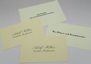 ADOLF HITLER CALLING CARD- image 2