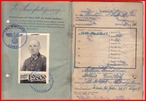 GERMAN POLICE SOLDBUCH-ORDNUNG-STALINO image 1