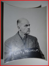 FIELDMARSCHALL WILHELM LIST MUGSHOT image 1