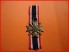 WAR MERIT CROSS W/SWORDS RING #53 image 1