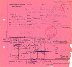 SS MOABIT PRISONER DOCUMENT image 1