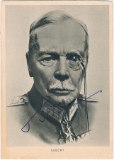 GENERAL Hans von Seeckt Signed Photo image 1