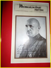 JULIUS STREICHER SIGNED PHOTO 1935 image 2