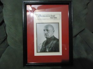 JULIUS STREICHER SIGNED PHOTO 1935 image 1