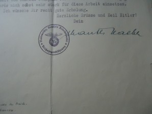 GAULEITER Hartmann Lauterbacher Letter 1934 image 2