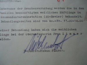 AUSCHWITZ CMDR. Arthur Liebehenschel SIGNED LETTER image 3