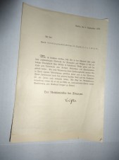 1925 Chancellor of Germany HANS LUTHER DOCUMENTS image 2