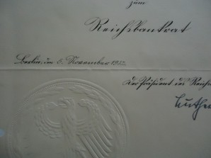 1925 Chancellor of Germany HANS LUTHER DOCUMENTS image 8