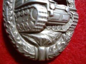 PANZER ASSAULT BADGE-STAMPED – SILVER image 2