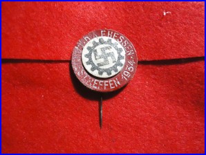 DAF HESSEN 1934 LEATHER PIN image 1